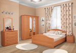 Поръчкова спалня в цвят праскова 423-2618